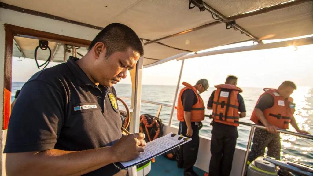 Boat Safety Check on Phinisi | Komodo Island Tour | Juara Holding Group