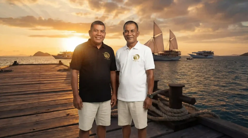 Captain Hasyim & Ibrahim in Komodo | Komodo Island Tour | Juara Holding Group